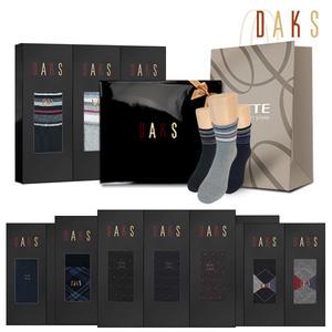 [롯데백화점]닥스 남성 중목 장목 양말 3족 선물세트 10종 택 1