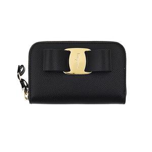 [FERRAGAMO]  페라가모 바라 보우 카드지갑 22-D288 0725290