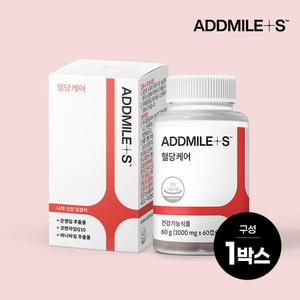 애드마일스 혈당케어 1000mg x 60캡슐 x 1박스 바나바잎추출물 영양제