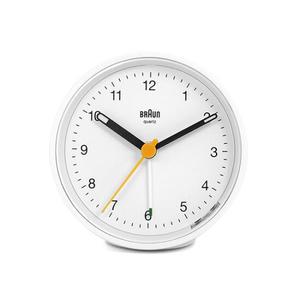 BRAUN BC12W 클래식 크레센도 알람 저소음 공용 탁상시계