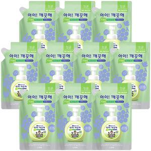 아이깨끗해 핸드워시 청포도 200ml 리필 10개