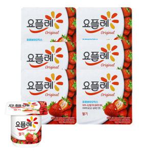 빙그레 요플레 딸기 요거트 85g 16개~40개
