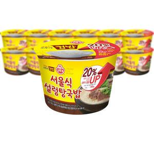오뚜기 컵밥 서울식 설렁탕국밥 311g 12개