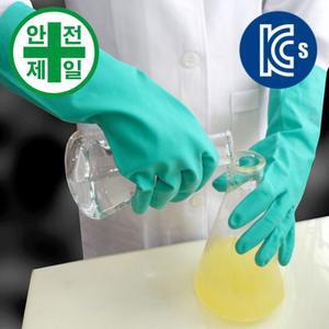 핸드맥스 니트로 NO.301 12켤레 내산.내화학 니트릴고무장갑 안전장갑 작업장갑 공업용고무장갑
