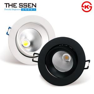 더쎈 LED 다운라이트 3인치 초이스 COB 직회전 8W 매입등
