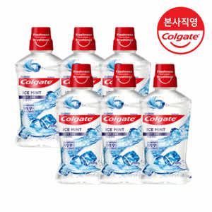콜게이트 마우스워시 아이스민트 750ml 6개