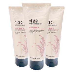 더페이스샵 미감수 브라이트 클렌징폼 쌀뜨물 폼클렌징 300ml 3개