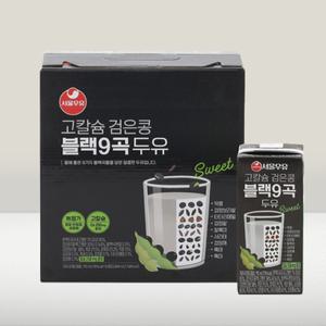 [서울우유] 고칼슘 검은콩 블랙9곡 두유(190ml×16팩)