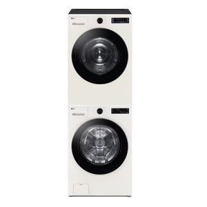 [LG] 트롬세트 오브제컬렉션 + 건조기 + 스태킹키트 KFG21EN-9EN (세탁FG21EN+건조RG19EN)