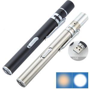 휴대용 포켓 의료 Penlight 토치 치과 목구멍 LED 손전등 의사 간호사 응급 처치 포켓 손전등