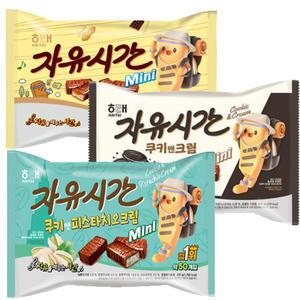 자유시간 미니 480G +쿠키앤크림 400G+ 피스타치오 400G