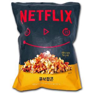 제이앤이 넷플릭스 카라멜 콤보팝콘 400g 점보사이즈