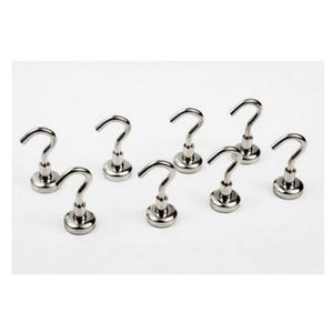 초강력 자석후크 20mm 8P/벽걸이/자석고리/고리자석/다용도걸이/현관문고리/벽고리/마스크걸이/자석걸이