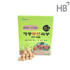 해풍무연쑥봉 1통100개입 무연쑥탄 쑥뜸 쑥봉 쑥탄