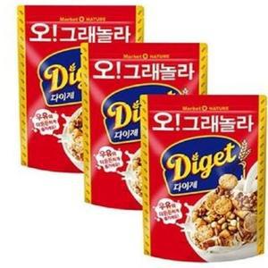 오리온 오그래놀라 다이제 시리얼 250gX3개 무료배송