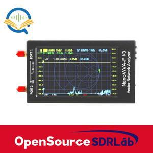 NanoVNA-F V3 휴대용 벡터 네트워크 분석기, MF/HF/VHF/UHF/SHF 안테나용 VNA, 1MHz-6GHz