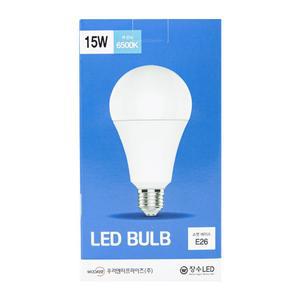 장수램프 LED 전구 15W 주광색