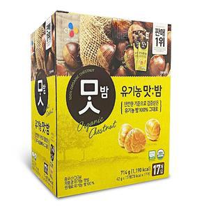 CJ제일제당 유기농 맛밤 42g 17개