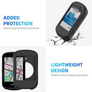 Garmin Edge 840 540 530 830 1040 1030 520 130 플러스 GPS 스톱워치 화면 보호기 커버용 유리 및 실리콘 케이스, 2