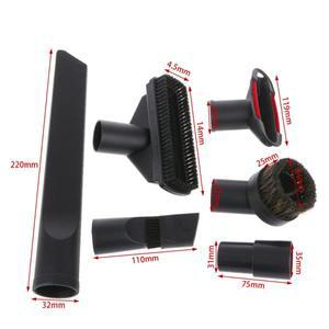 호환100% 6In 1 진공 청소기 브러시 노즐 홈 먼지 틈새 계단 도구 키트 32mm
