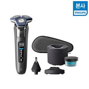 (E)[본사] 필립스 SkinIQ 7000 시리즈 전기면도기 S7887/71 다크 크롬