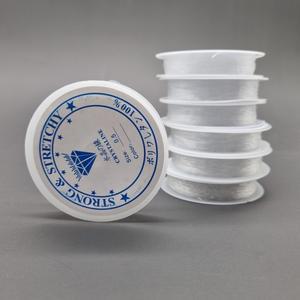 우레탄 줄 투명 탄성 비즈 공예 팔찌 목걸이 0.4mm-1.0mm