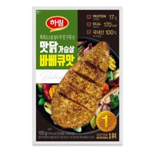 하림 맛닭가슴살 바베큐맛 100g