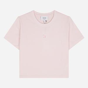 메종키츠네 5S MW00105KJ0008 0140 베이비 폭스 여성 크롭 반팔티 로즈워터