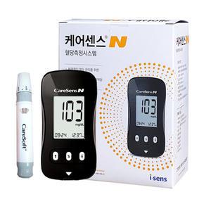 혈당측정기 케어센스N 측정기+사혈기+시험지10+침10P
