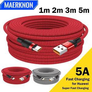 USB연장선 호환 USB연결케이블 3.0 노트북 PC 5계량기 USB C 타입 연장 케이블 6A 고속 충전 휴대폰 데이터