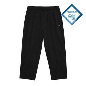 [공식] 내셔널지오그래픽 N242MPT080 쿨링 크롭 슬랙스 CARBON BLACK
