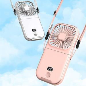 휴대용 미니 소형 선풍기  Usb 휴대용 접이식 목걸이 선풍기  책상 냉각  냉동  핸드헬드 선풍기  휴대폰