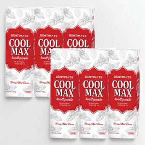 크리오 덴티메이트 쿨맥스 스트롱민트 구취케어 불소 치약 100g 6개 최신제조