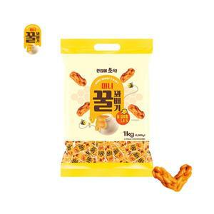 이젠서진 무직타이거 미니 꿀 꽈배기 1kg 1개 옛날 과자 간식