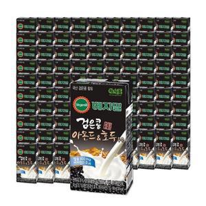 정식품 베지밀 아몬드 호두 검은콩 두유 190ml, 96개