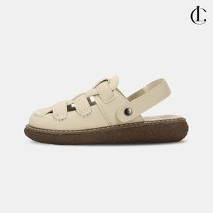여성 글래디에이터 피셔맨 샌달 슬리퍼 2WAY 여름 통굽 위빙샌들 LKR1355