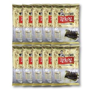 광천김 3대째 달인 재래 전장김 20g 10개 선물세트