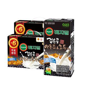 정식품 베지밀 검은콩 아몬드호두 두유190ml 48팩