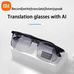 Xiaomi HY-G9 스마트 안경 AI 지능형 번역 Bluetooth 광변색 렌즈 실시간 동시 통역 헤드셋