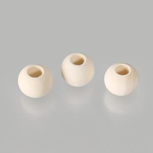 25mm 큰구멍 우드볼(나무구슬)(10개) [3266]