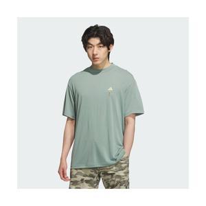 ADIDAS GOLF 히트레디 백 그래픽 모크넥 반팔 티 JG3914