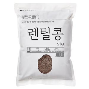두보식품 바른곡물 렌틸콩 5kg 1개