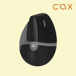 콕스 CEM20 무선 블루투스 인체공학 버티컬 마우스 블랙