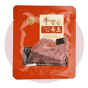 부드러운 저염 우장군 소고기 육포 15g X 25봉