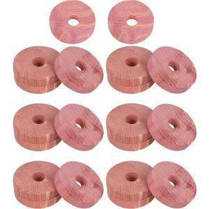 20 Pcs 삼나무 블록 Mothproof 옷장 디스크  ganizers 홈 스토리지 방습 스트립 조각 자연