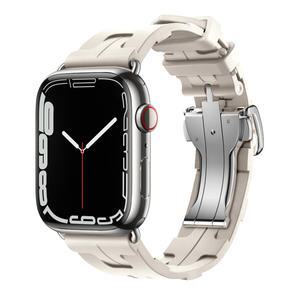 Apple Watch ultra2 밴드 용 실리콘 스트랩 49mm 38/40/41/42/44/45/46mm Kilim 싱글 투어 에르메스 팔찌 i