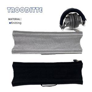 TROODITT 헤드밴드 커버 오디오 테크니카호환 ATH-M50X 헤드폰 직조 지퍼 호환