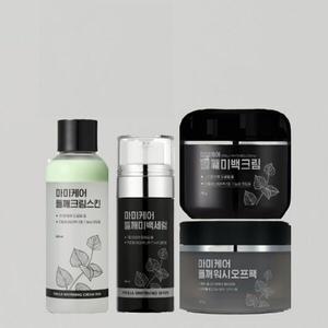 [기미7일개선] 들깨미백 4종 기획세트 (스킨 200ml+세럼 50ml+크림 50g+워시오프팩 100g)