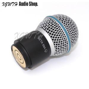 교체용 무선 핸드헬드 마이크 그릴 카트리지 캡슐 헤드 Shure BETA58A SM 58 PGX2 PG4 SLX2 프레임 쉘