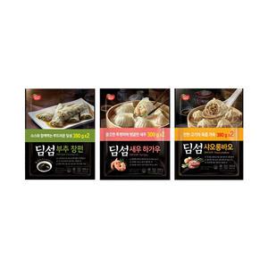 동원 딤섬 세트(부추창펀 390g + 새우하가우 390g + 샤오롱바오 390g, 각 2개)